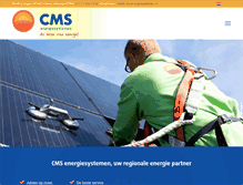 Tablet Screenshot of cms-energiesystemen.nl